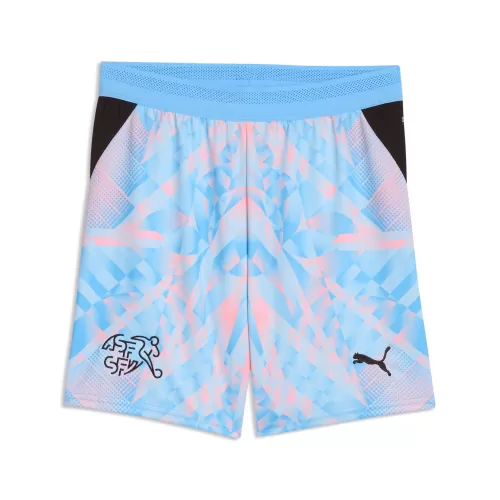 Switzerland Goalkeeper Children Shorts WC Blue - 2026